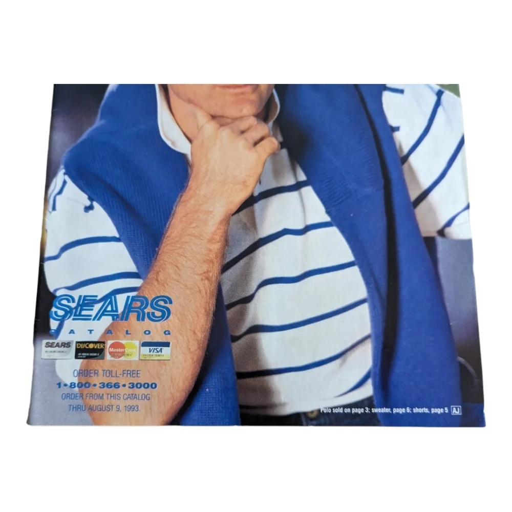 Vintage Sears Big & Tall Spring 1993